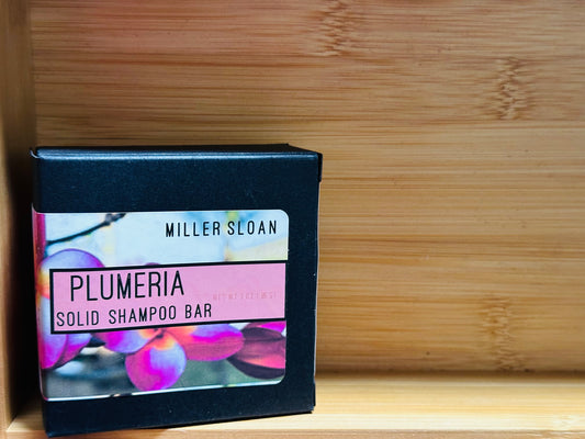 Plumeria Solid Shampoo Bar