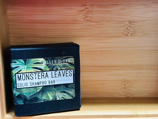 Monstera Leaves Solid Shampoo Bar