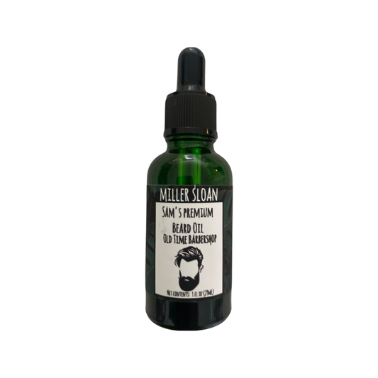 'Old Time Barbershop'  Sam's Premium Beard Oil