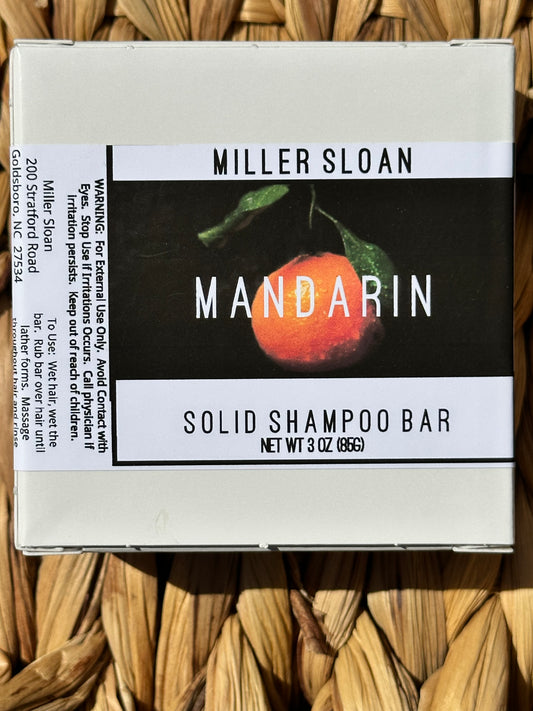 Mandarin Solid Shampoo Bar